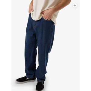 THRILLS Slacker Denim Jeans in Dark Blue, Size 32